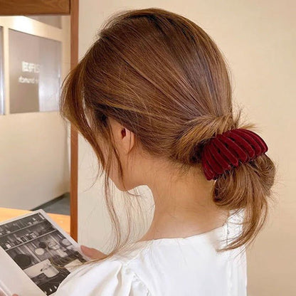 Geometric Bird Nest Elastic Hair Bubbles