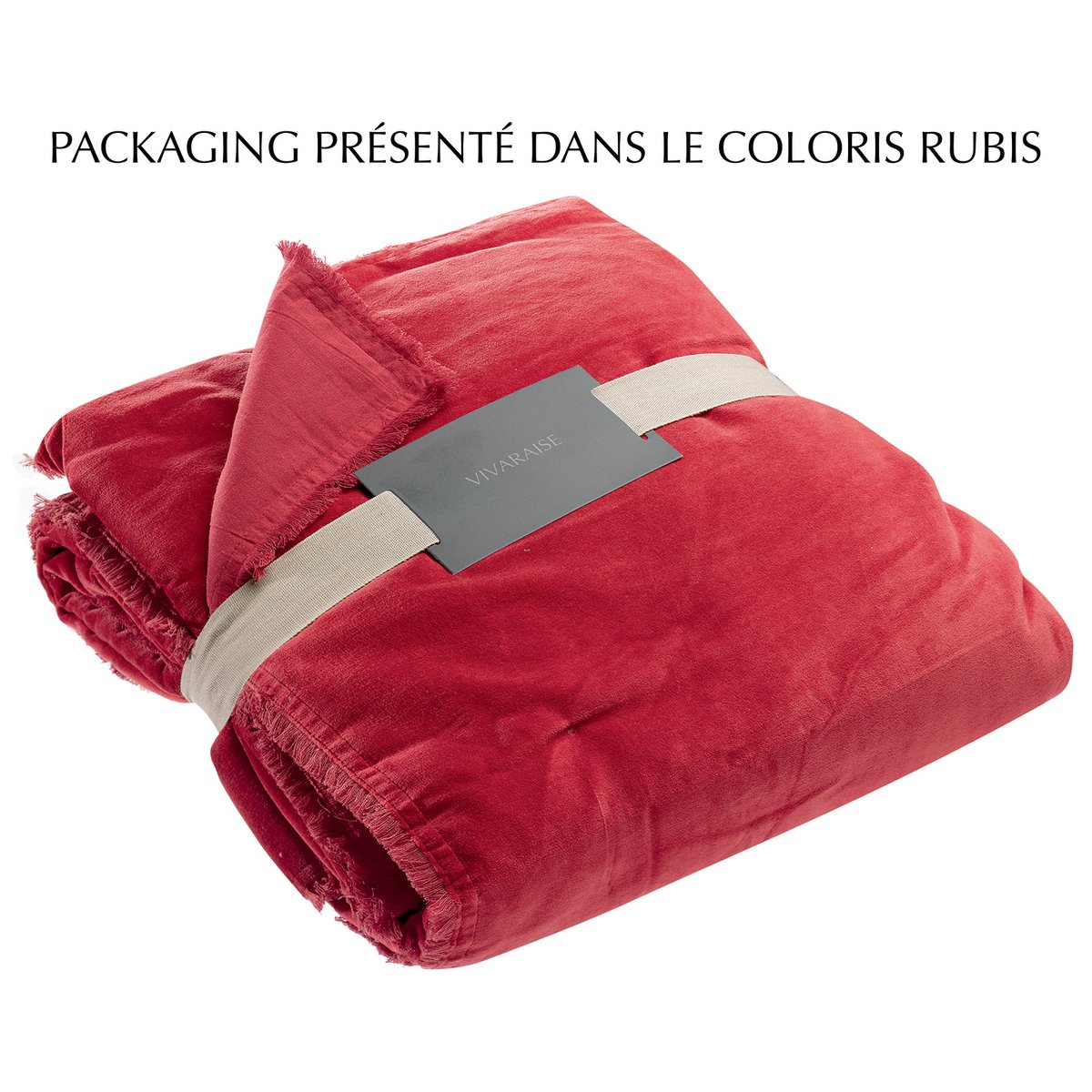 Plain Fara Lin throw 135 x 200