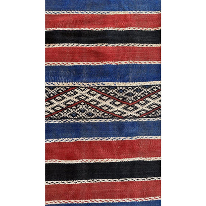 Moroccan Berber rug in wool and cotton 157 x 296 cm