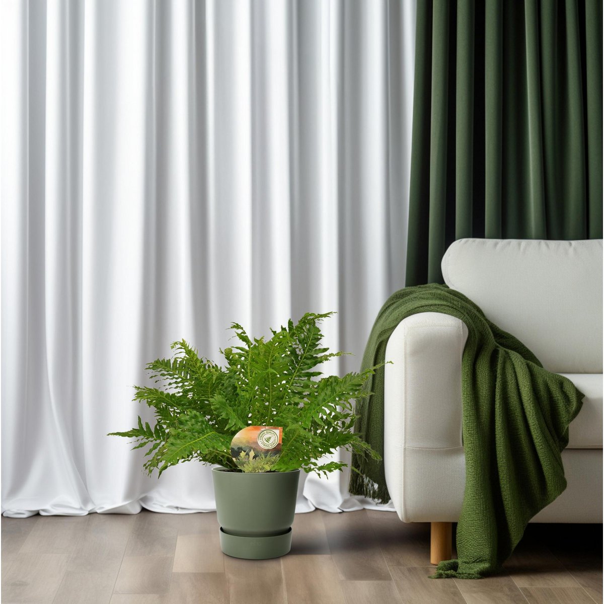 Blechnum Silver Lady - Ø17cm - ↕50cm