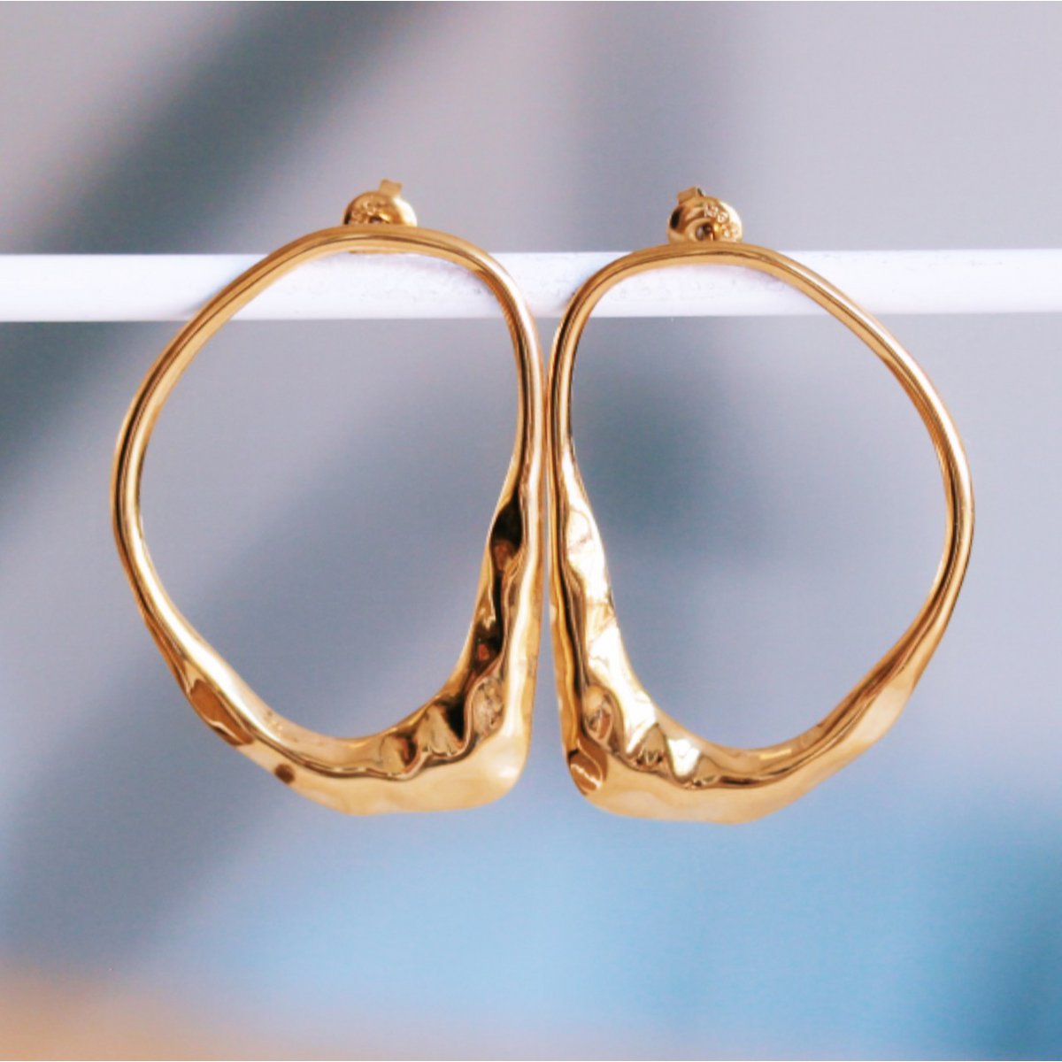 XL open drop statement earring