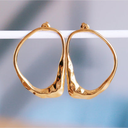 XL open drop statement earring