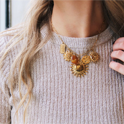 Charm necklace ‘Sun Lover’