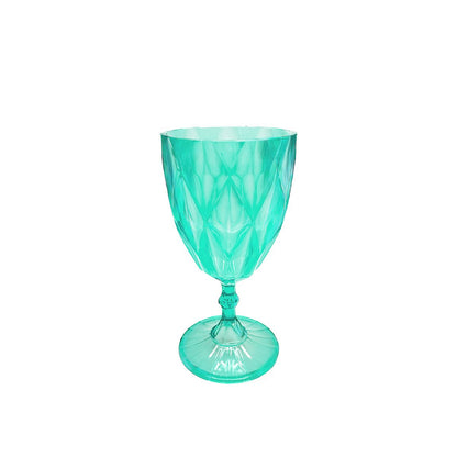 Light green wine glasses - set of 6