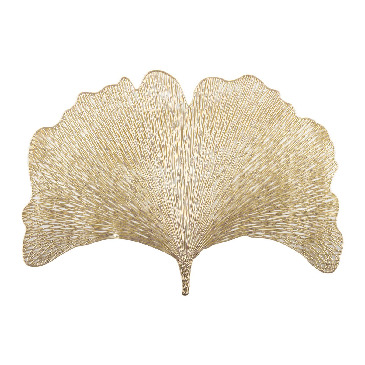 GINKGO GOLD PLATE COVER 44X30 CM