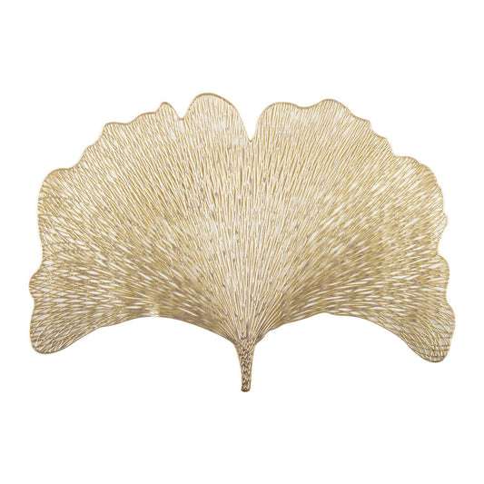 GINKGO GOLD PLATE COVER 44X30 CM