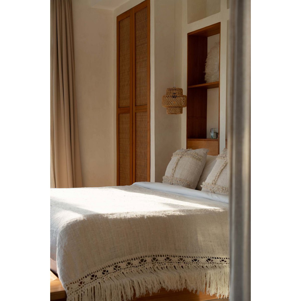 The Gypsy Bed Throw - Natural