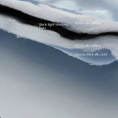 100% Silk Sleeping Mask-22mm-Plain Colors-Oversize