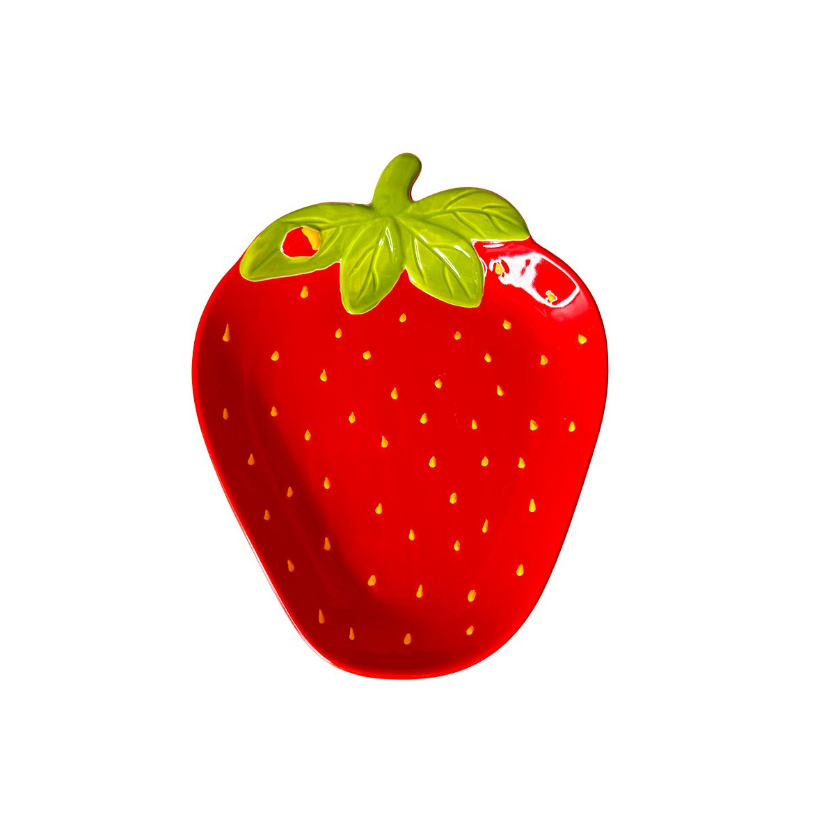 Tray with 4 strawberry aperitif picks