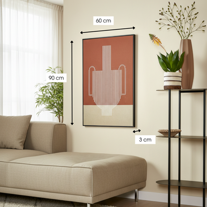 Wall decoration Dark brown