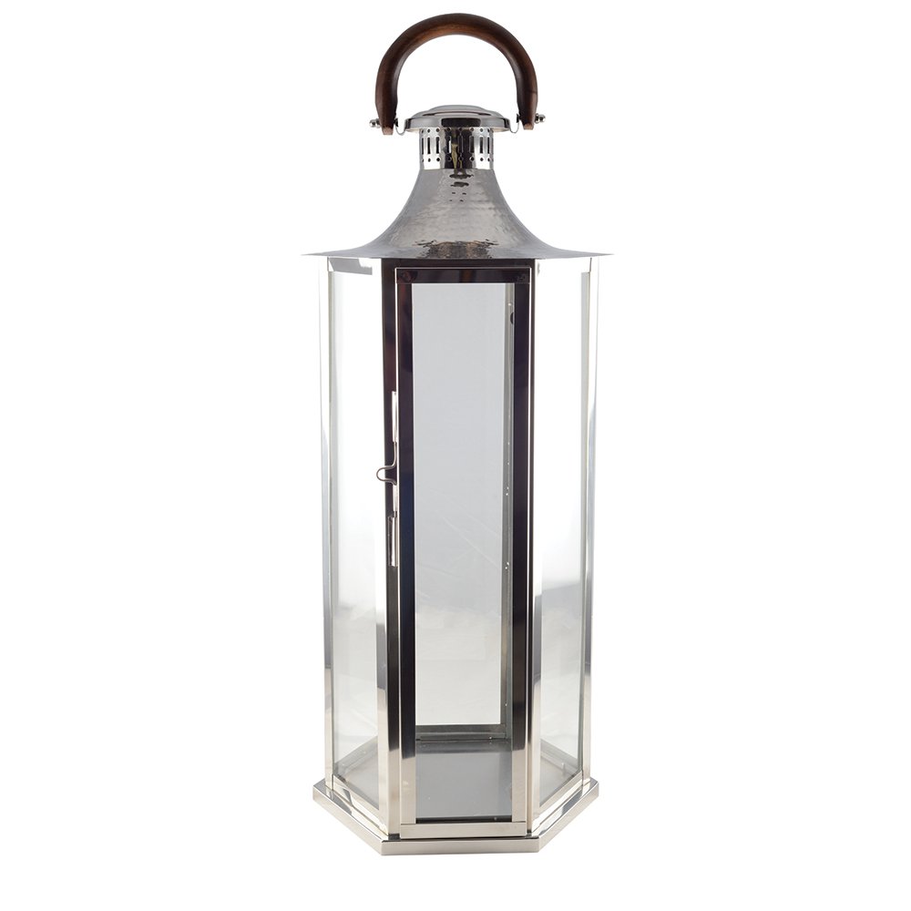 GLASS LANTERN LARGE MODEL 33X28X80CM