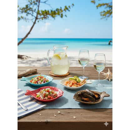 Golden fish dish 16x11.5x3cm