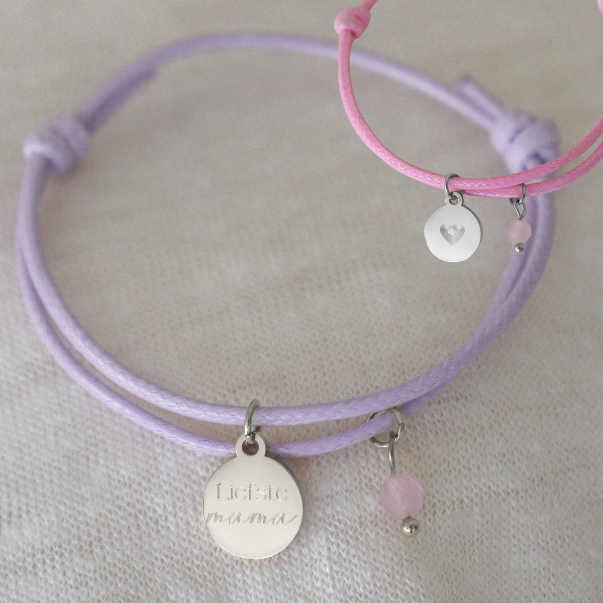 Bracelet Dearest Mom - Choose Color - Silver