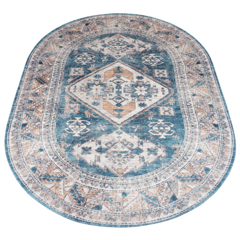 Rug Laria Blue 4 – Oval 200 x 290 cm