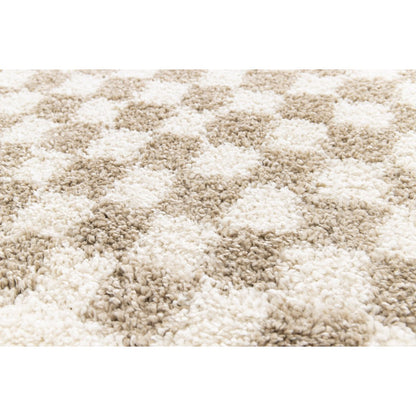 CHECKERS Soft and Comfortable High Pile Rug