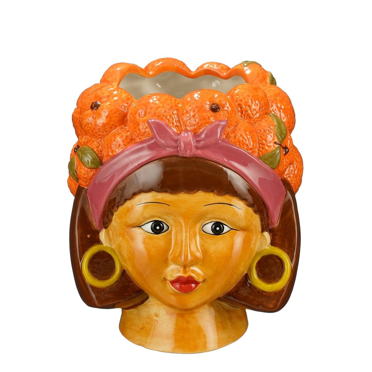 Flowerpot inside Funny Orange