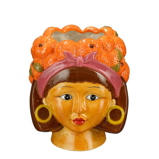 Flowerpot inside Funny Orange
