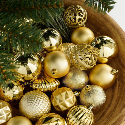 Christmas ball set Gold