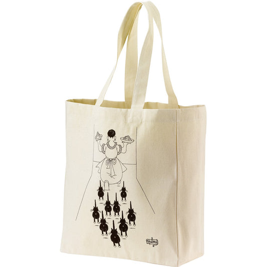 Sac shopping Dubout À table Ecru 40 x 36 x 16