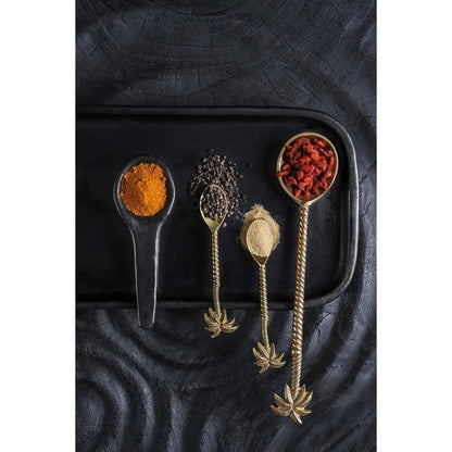 The Palm Tree Salad Spoon - Gold