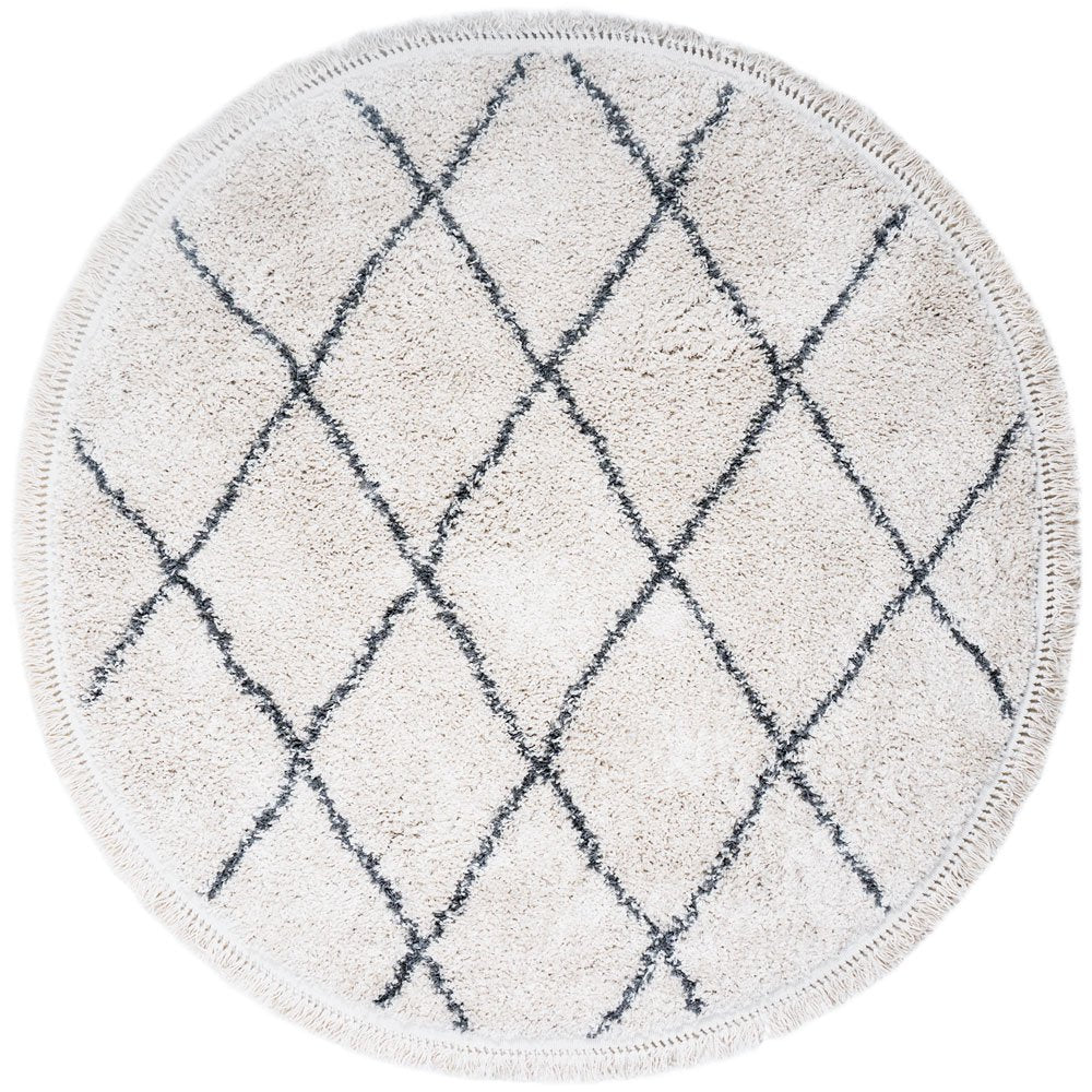 Rug Souk Cream Round ø160 cm