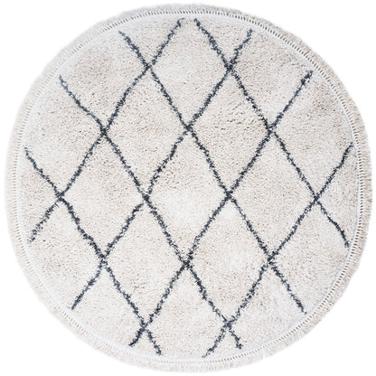 Rug Souk Cream Round ø160 cm