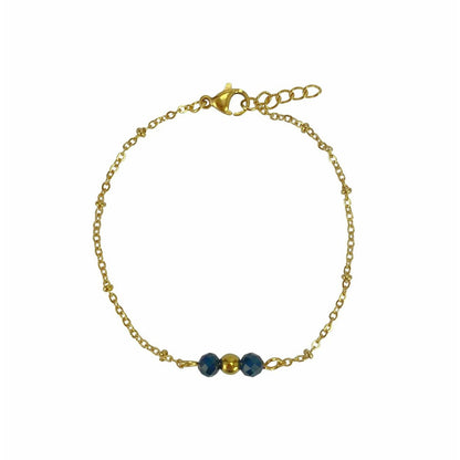 Bracelet Gold Obsidian - Gold