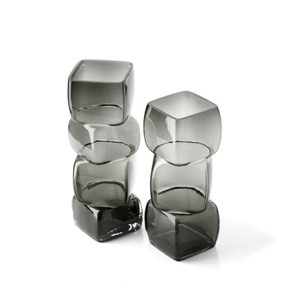 The Cubes Vase - Dark Grey - M