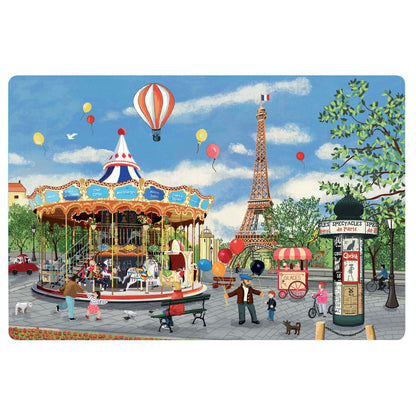 Placemat Carousel Eiffel Tower Assorted 30 x 45