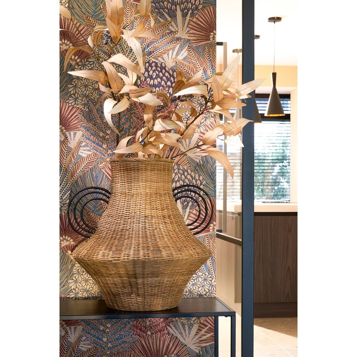 Decorative vase Fabiola Light brown