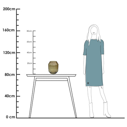 SALE! Vaas - Sill S Ø20 cm cognac
