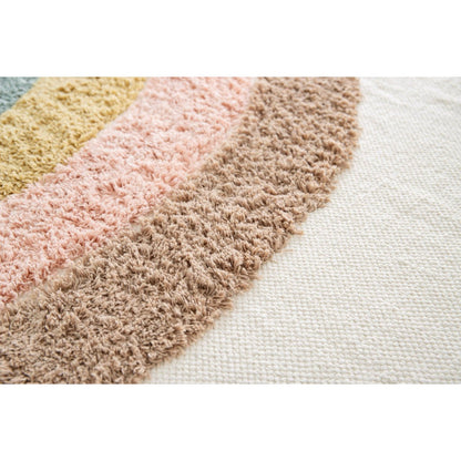 RAINBOW cotton children's rug