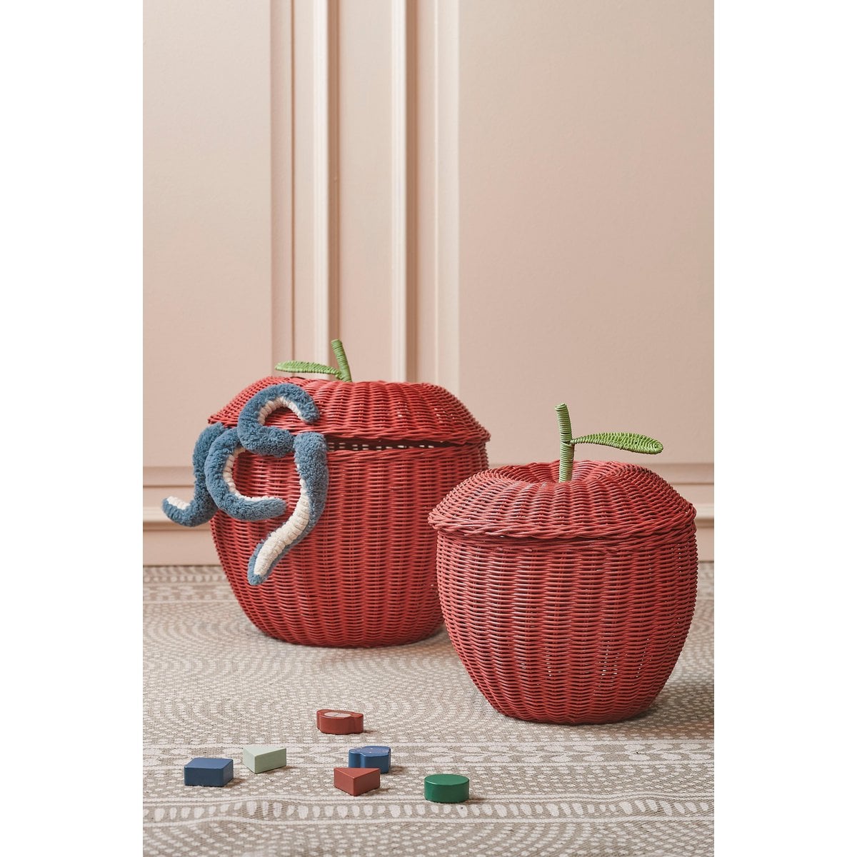 Storage basket set Pink