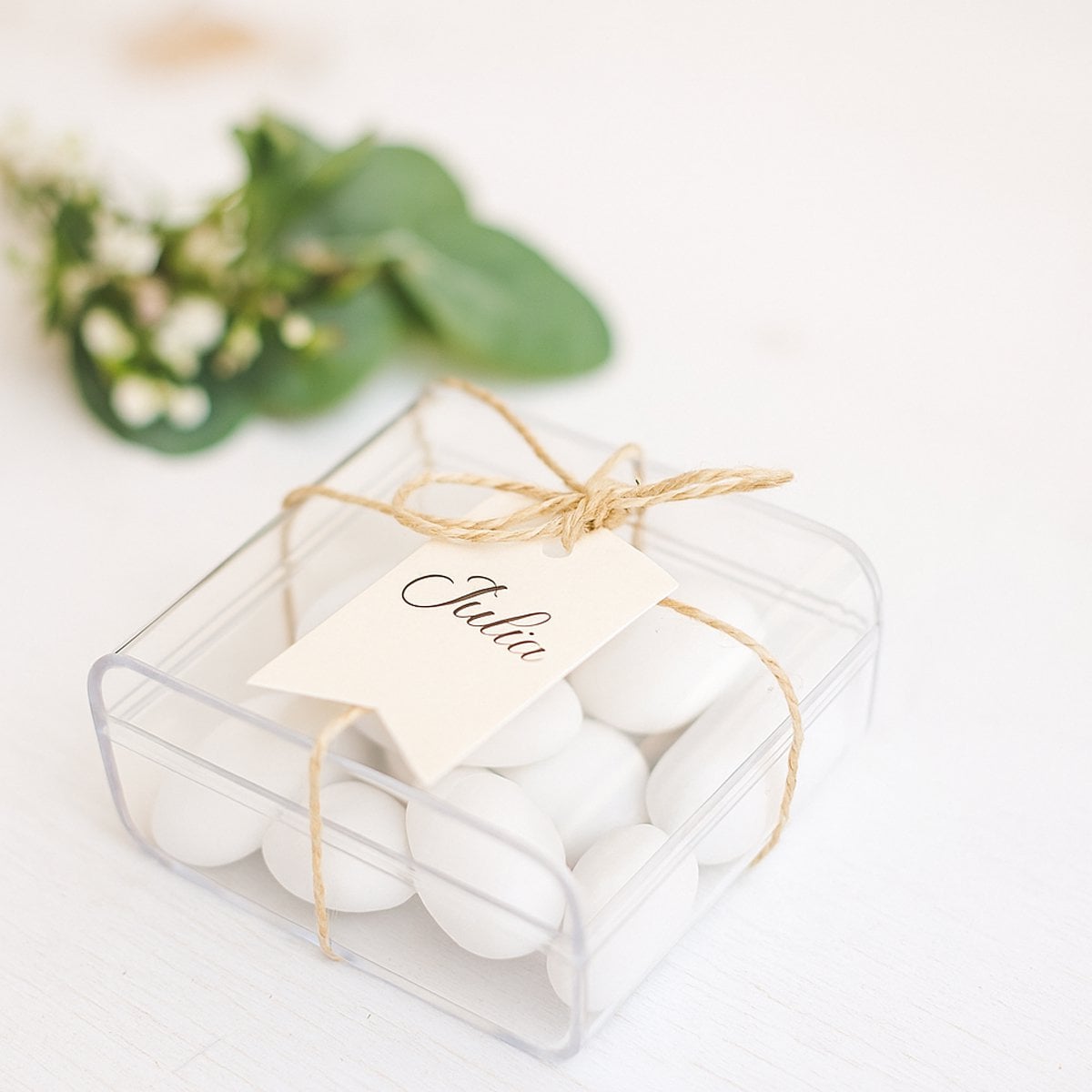 Rectangular box 6.5x6.5x3cm
