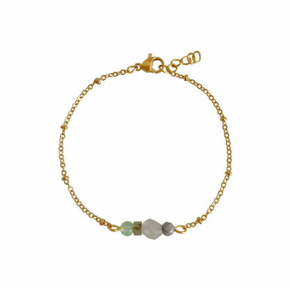 Gemstone Power Bracelet - Gold