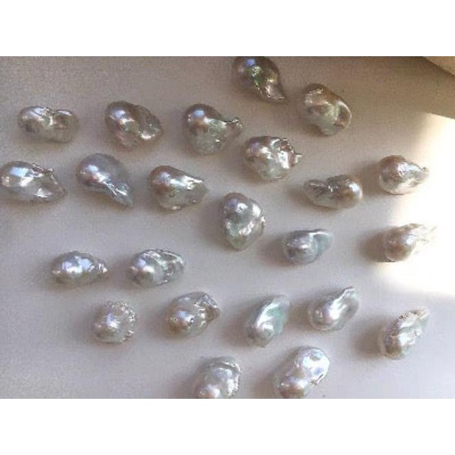 Chunky Baroque Pearl Large Drop Earrings