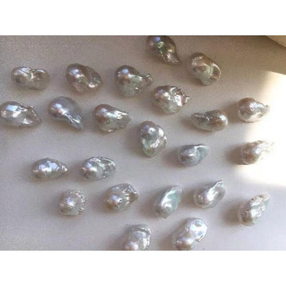 Chunky Baroque Pearl Large Drop Earrings