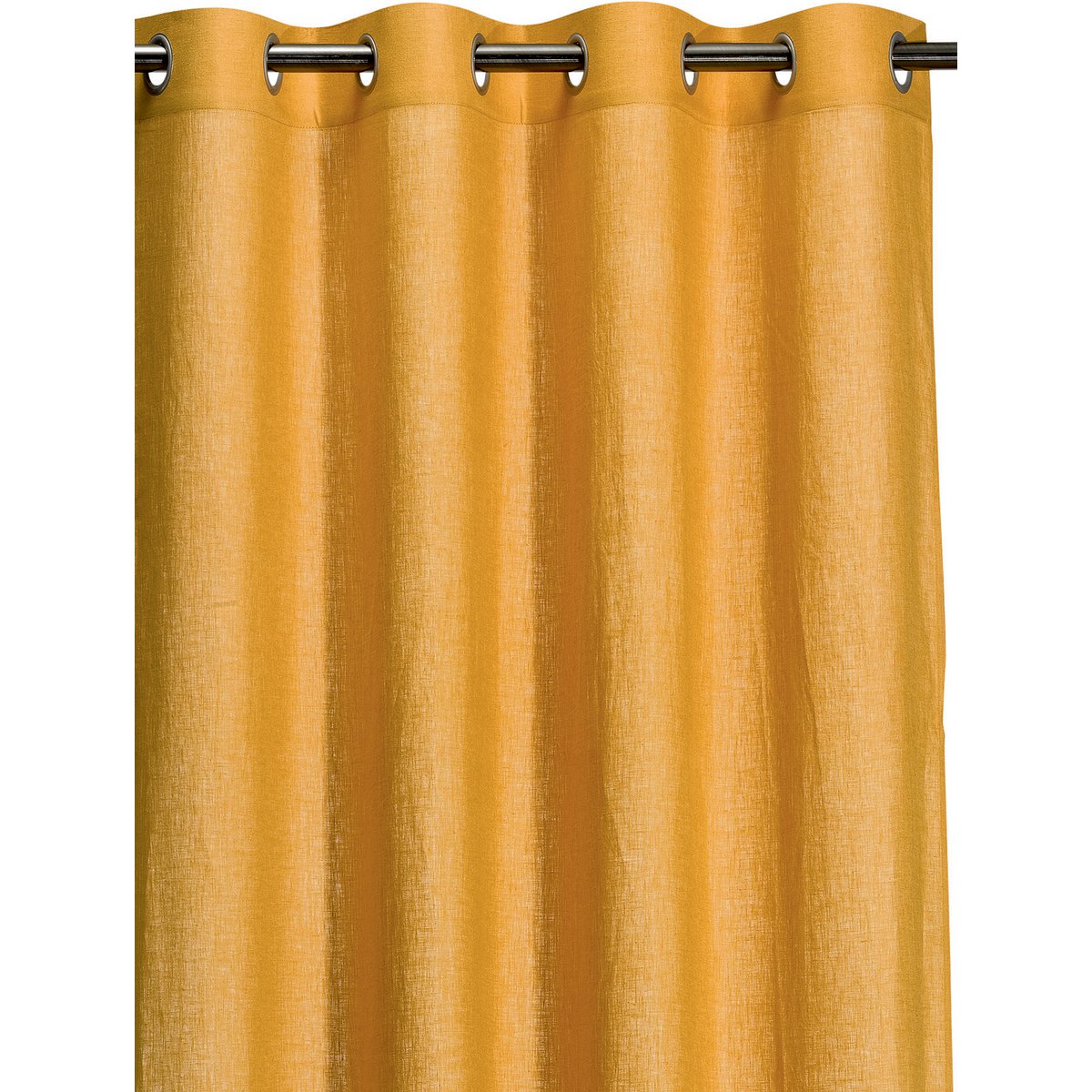 Stonewashed curtain Zeff Ocher 140 x 280