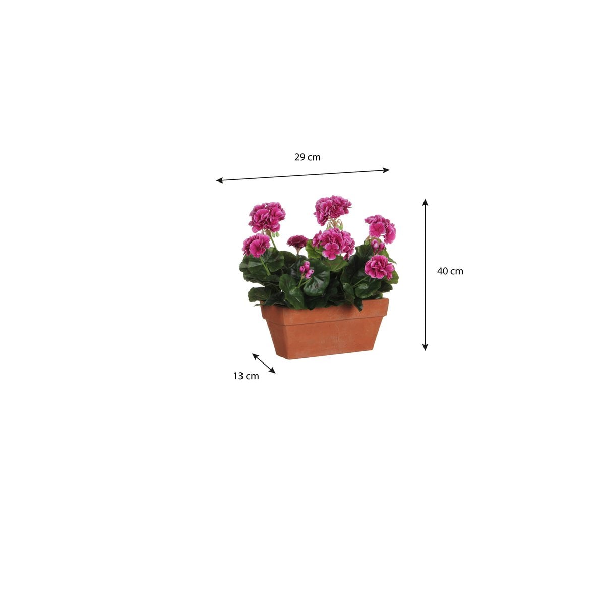 Artificial plant Geranium Pink