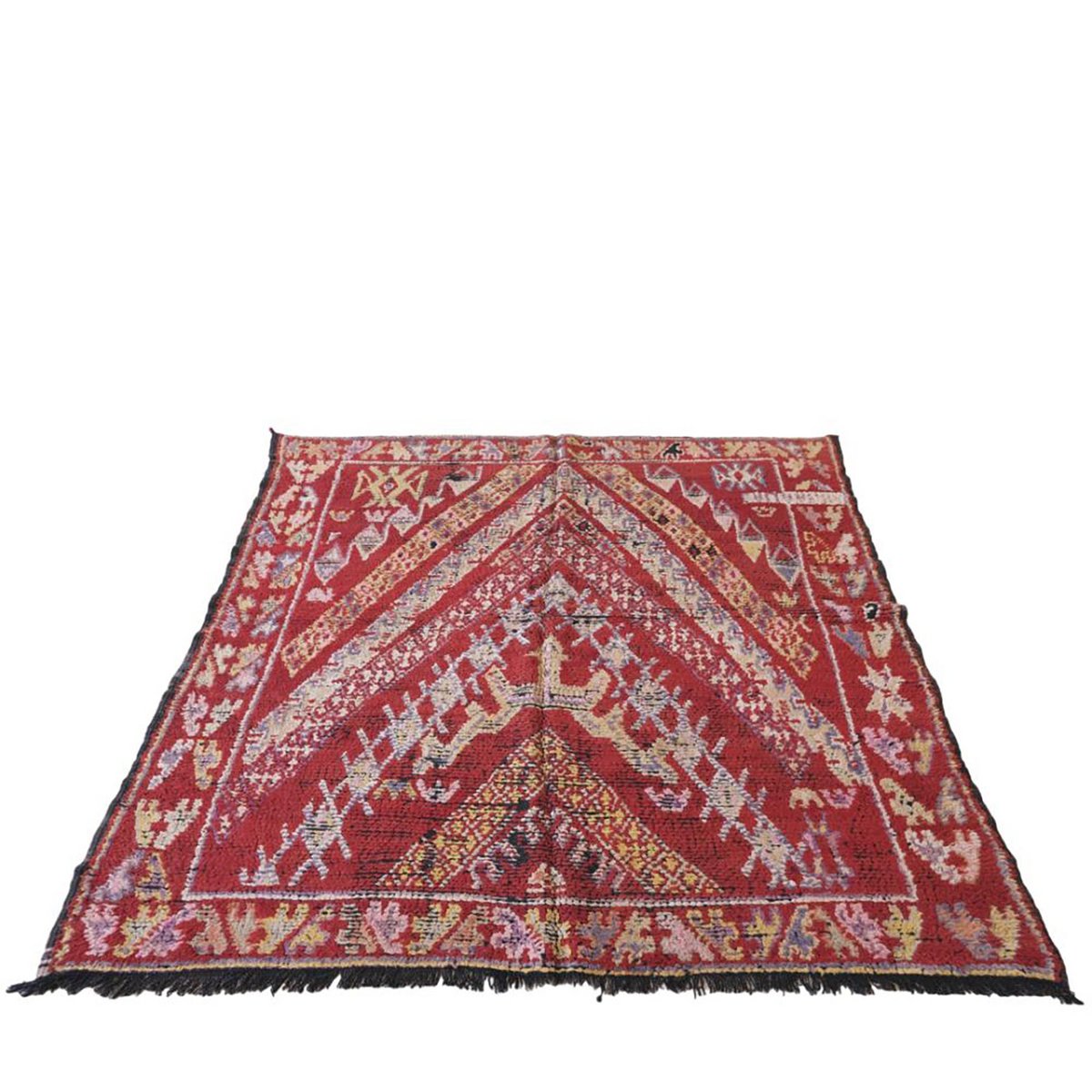 Moroccan Berber rug in vintage wool 175 x 180 cm