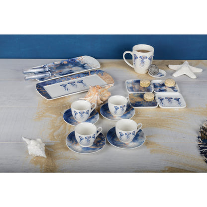 Set of 4 cups Carrees Medusa