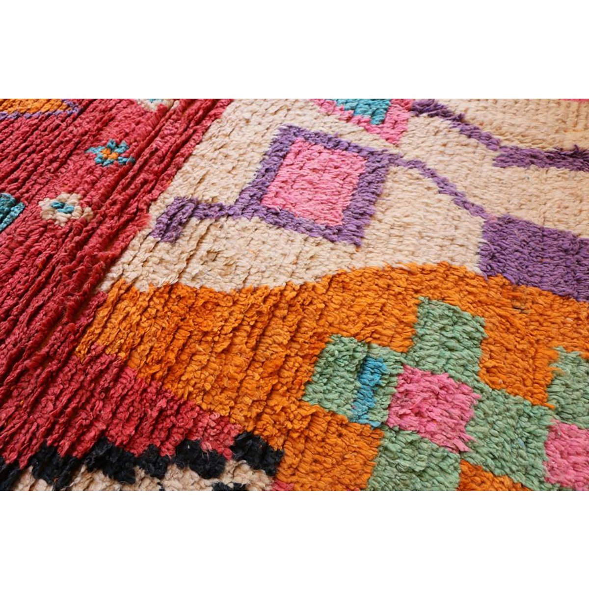 Pure wool Moroccan Berber rug 209 x 316 cm