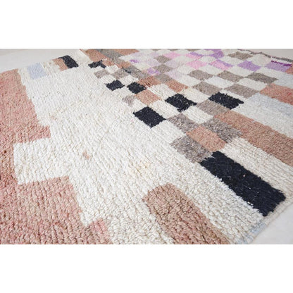 Pure wool Moroccan Berber rug 205 x 193 cm