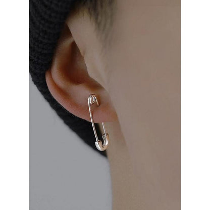 Unique Minimalist Paper Clip Earrings - One pair