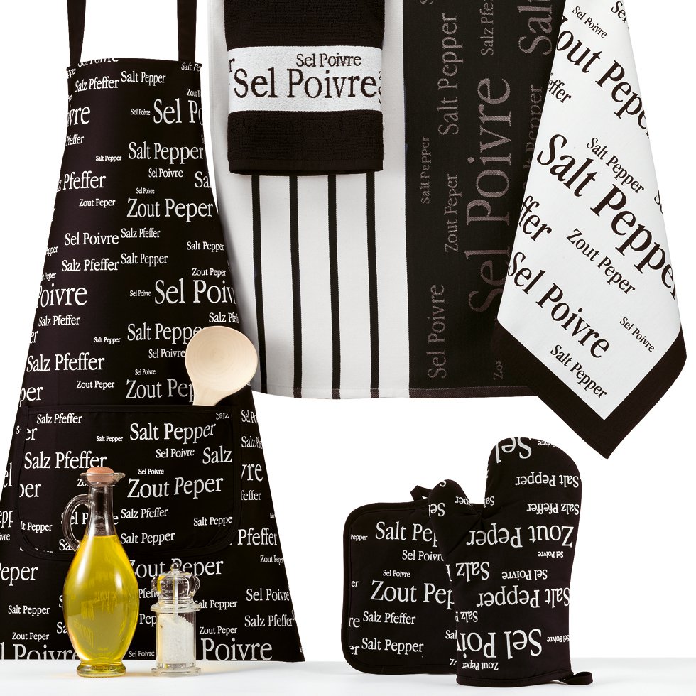 Pot Holder Salt & Black Pepper