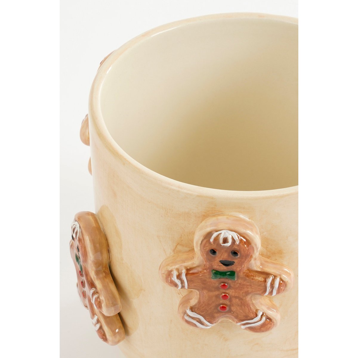 Christmas flowerpot inside Off-white