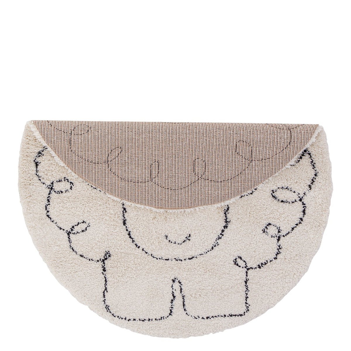 Tapis enfant rond PETIT MOUTON