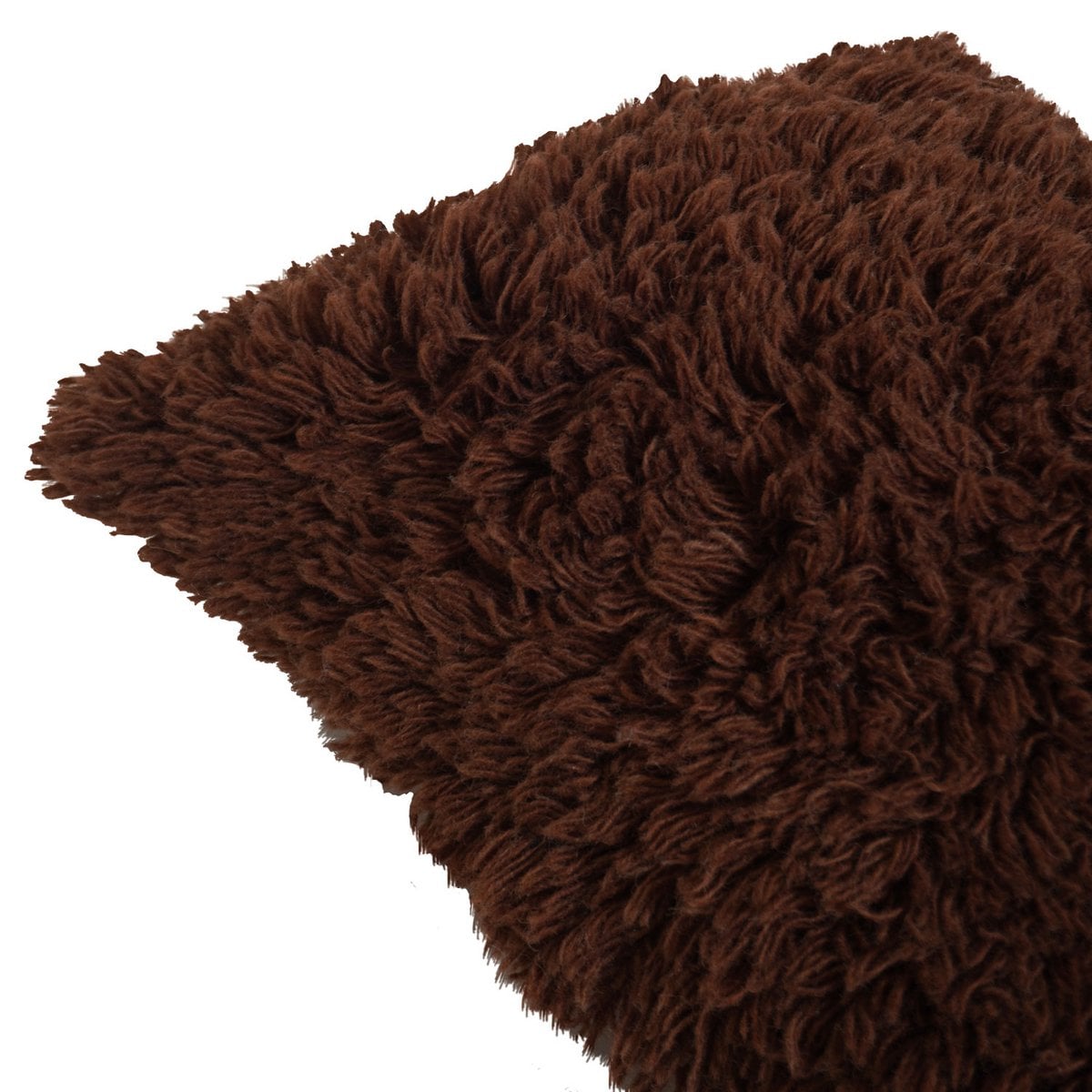 Cushion Shaggy Brown - 40 x 60 cm