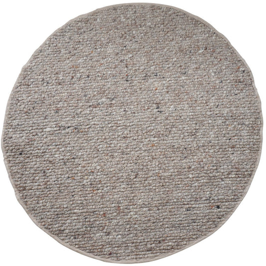 Rug Steve Donker Beige Round Ø200 cm