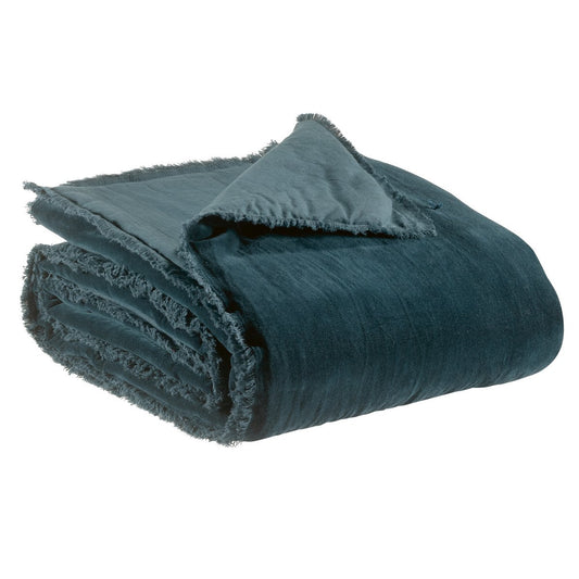 Fara Peacock plain throw 260 x 260